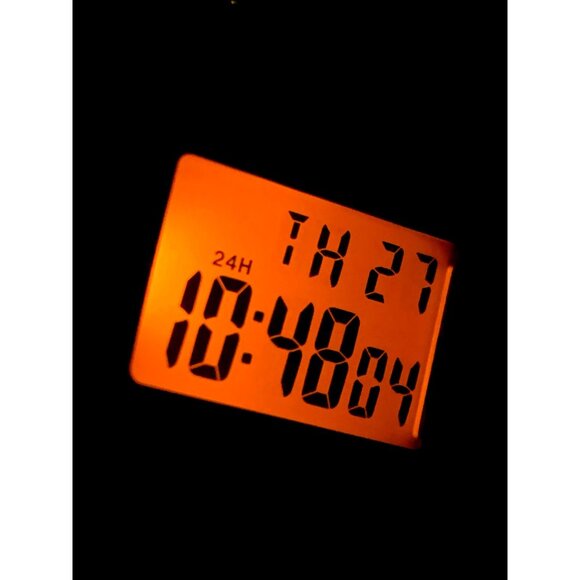 Casio Men's Watch F108WH Illuminator Quartz Digital Black Resin Sport 3224 - Picture 7 of 14